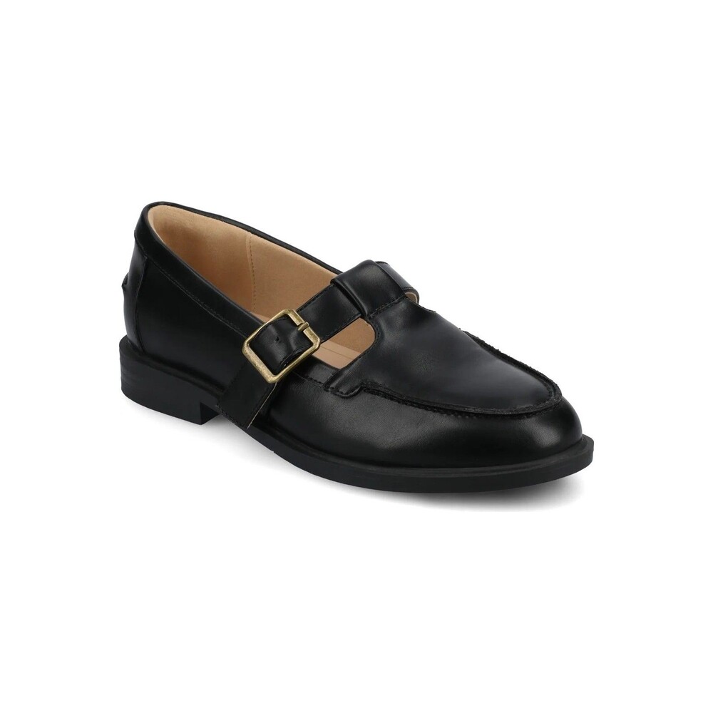 Journee Collection Comfort System Black Corina Mary Jane Flat Size 11 M